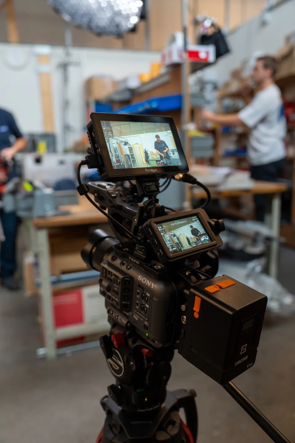 Sony cinema camera op set