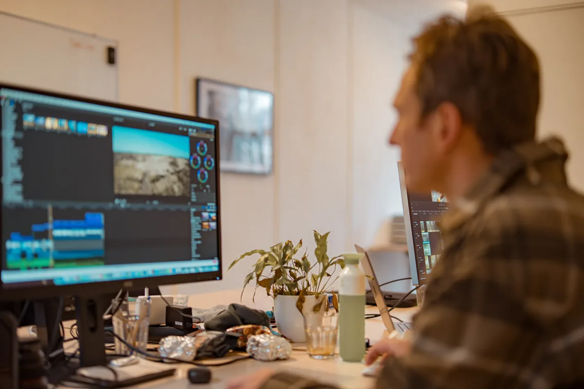 Color grading in de studio